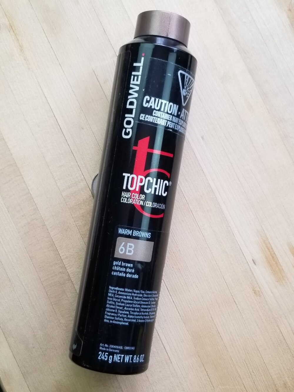 Goldwell Topchic Warm Browns 6B Gold Brown 245g